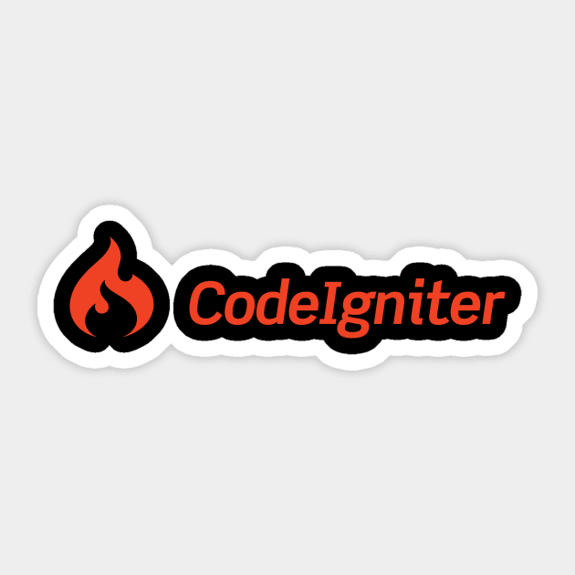 CodeIgniter - Best PHP Framework Sticker by cryptogeek